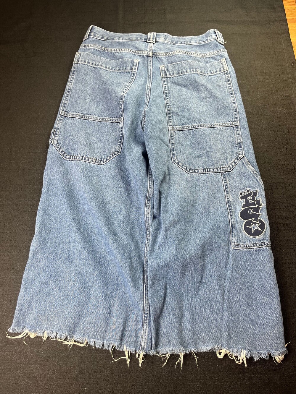Hollister The Big Jean Denim W32 L30 Light Blue Cotton Denim